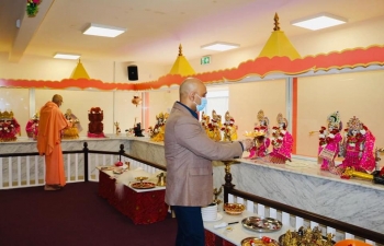 Inauguration of first HIndu temple in Ireland 2020