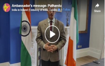 Ambassador's message of greetings to Ireland Tamil Sangam on the occasion of Puthandu, Tamil New Year