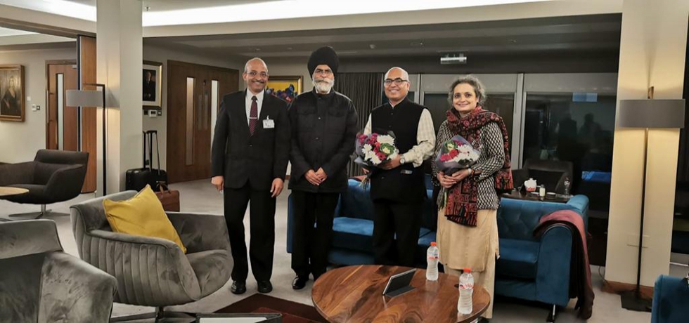 Embassy welcomes Ambassador Akhilesh Mishra and Mrs Reeti Mishra to Ireland