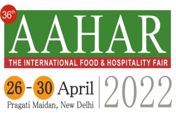 36th edition of its annual flagship B2B expo, “AAHAR - The International Food and Hospitality Fair” at Pragati Maidan, New Delhi from April 26-30, 2022
