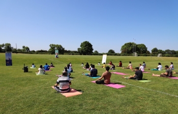 Yoga Curtain Raiser event at Limerick